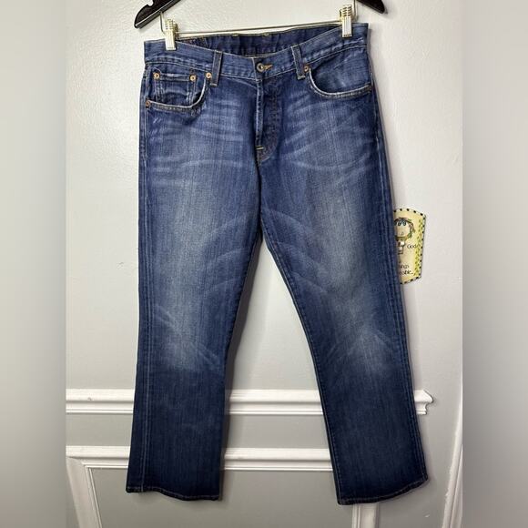 Lucky Brand Jeans Size 32 Slim boot leg button fly - Picture 1 of 9